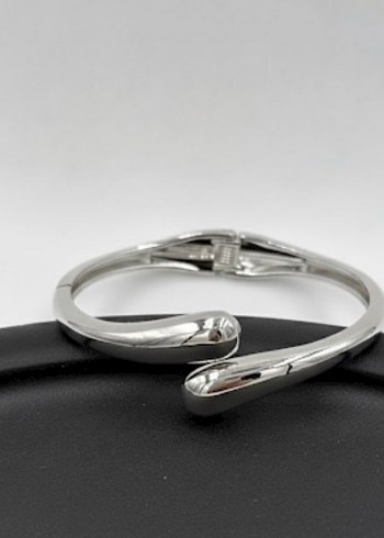 Klasik Zarif Gold ve Silver Renk Kelepçe - Görsel 2