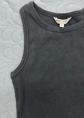 Diğer Kadıköy butik Kadın Gri Kolsuz Yüksek Yakalı Atlet