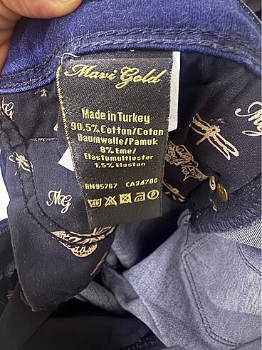 s Beden Mavi marka koyu mavi jeans