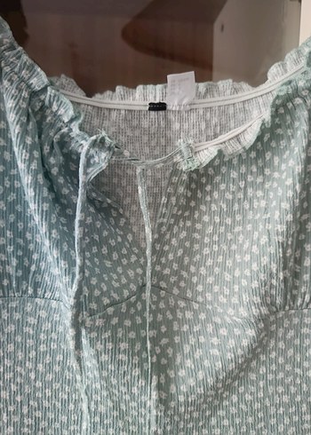 Gri Bohem Midi Elbise - Görsel 3