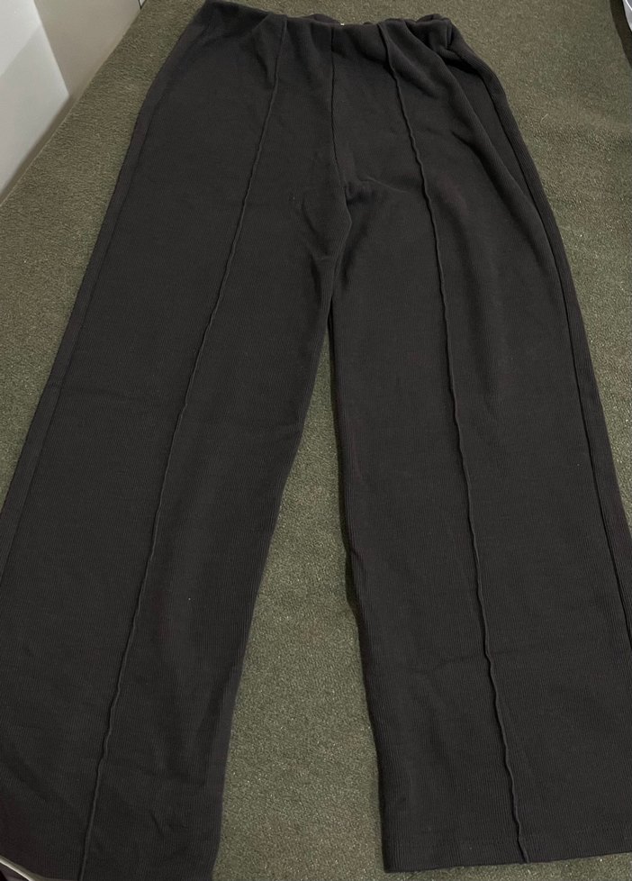Koyu kahve Geniş Paça Pantolon — görsel 3/4