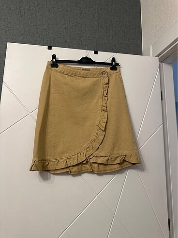 40 Beden Trendyol camel anvelop etek