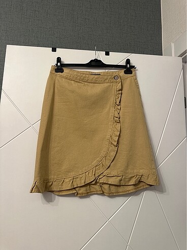 Trendyol camel anvelop etek