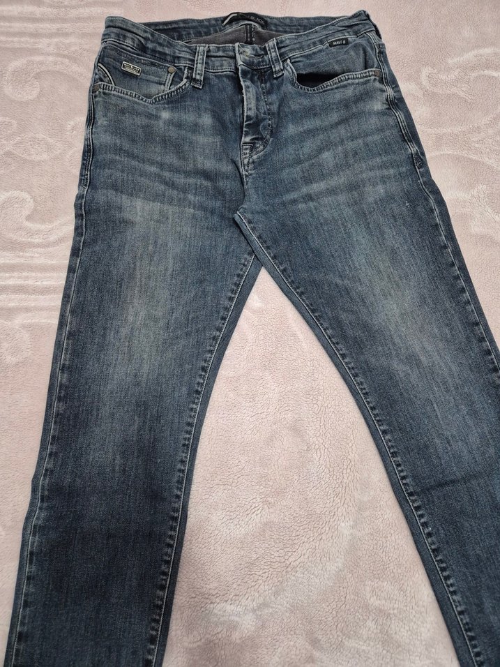 Gri Erkek Normal Boy Denim Kot Pantolon - Görsel 2