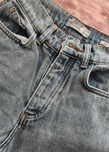 32 Beden mavi Renk boru paça Jean
