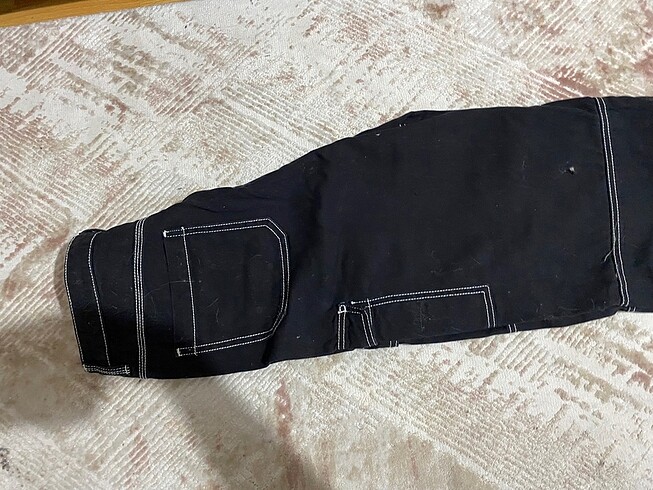 çizgili bol pantolon
