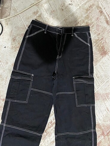 H&M çizgili bol pantolon