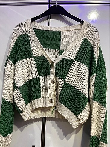 Crop hırka