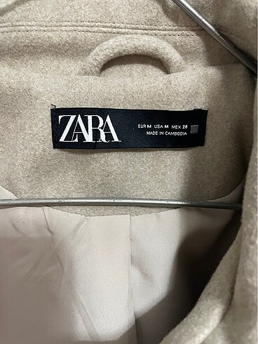 m Beden camel Renk Zara mont