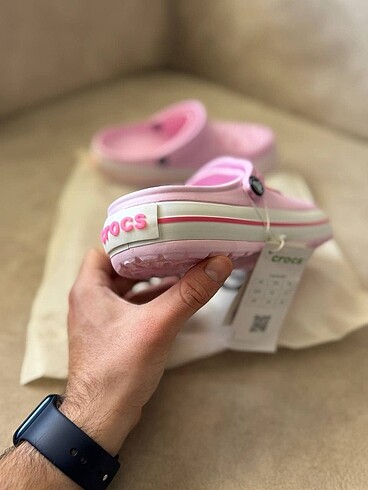 38 Beden pembe Renk Crocs terlik