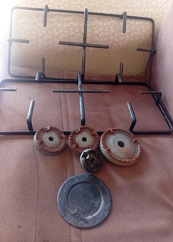 Kahverengi Metal Ocak Seti