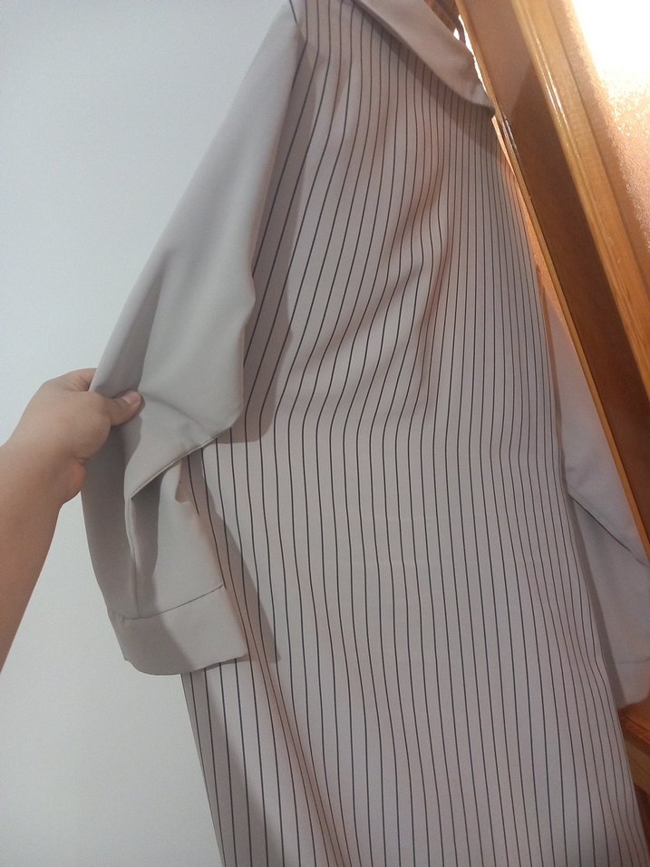 Zühre marka Gri Uzun Kollu Hamile Tunik - Görsel 4