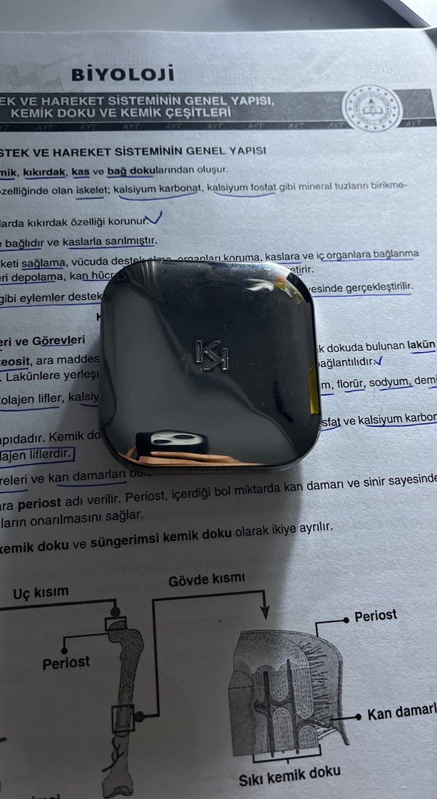 Kare Siyah Pudra Kutusu - Görsel 2