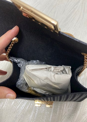 Kadın Siyah Pilili Modern Klasik Çanta - Görsel 3