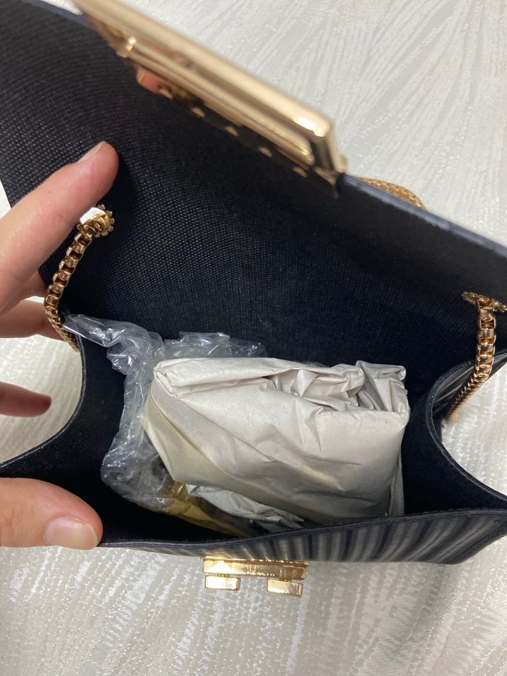 Kadın Siyah Pilili Modern Klasik Çanta - Görsel 3