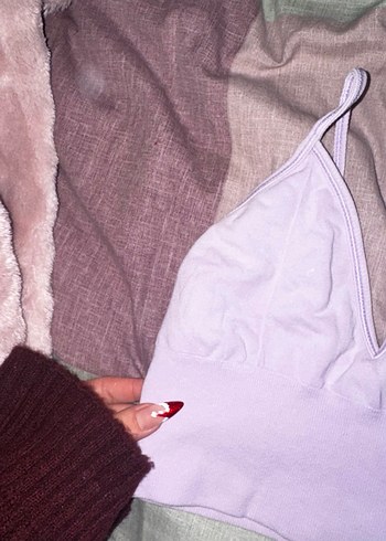 Beyaz Pastel Bralet - Görsel 2