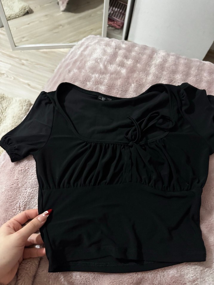 Siyah Strappy Midi Kadın Mayo - Görsel 4