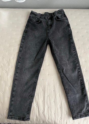 Gri Denim Erkek Çocuk Jean Defacto