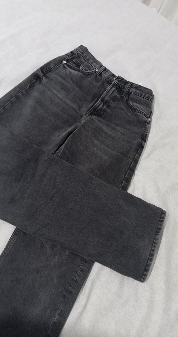 Kadın siyah yüksek bel zara pantolon - Görsel 2