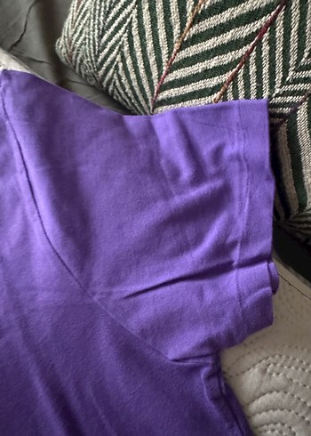 Mor Polo Yaka Erkek Tişört - Görsel 3