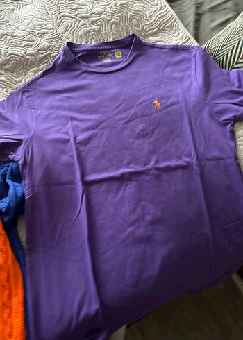 Mor Polo Yaka Erkek Tişört - Görsel 4