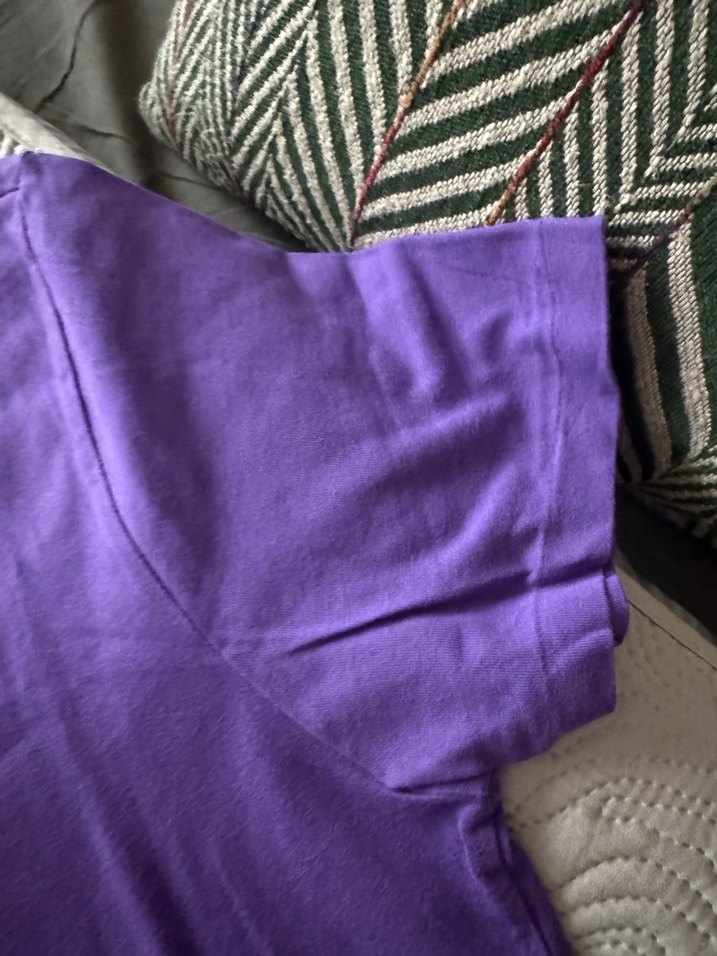 Mor Polo Yaka Erkek Tişört - Görsel 3