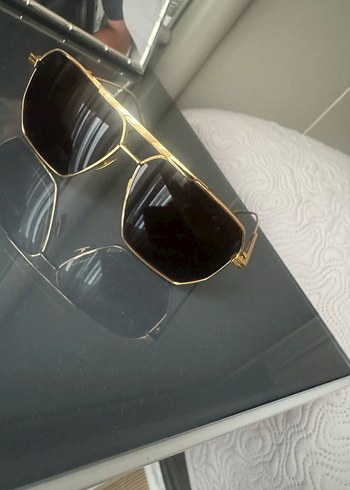 Bottega venetta orjinal Parlak Altın Renk Kadın Güneş Gözlüğü - Görsel 3