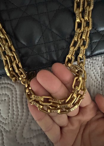 Dior Kadın Deri Zincir Detaylı Çanta - Görsel 4