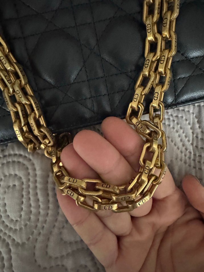 Dior Kadın Deri Zincir Detaylı Çanta - Görsel 4