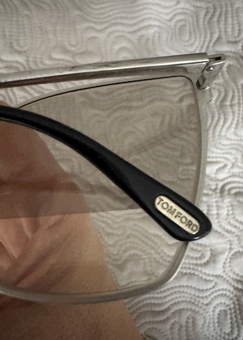 Tom  ford orjinal Şeffaf Gri Kadın Gözlüğü, Parisian Tarzı - Görsel 2