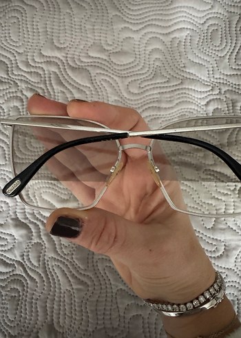 Tom  ford orjinal Şeffaf Gri Kadın Gözlüğü, Parisian Tarzı - Görsel 3