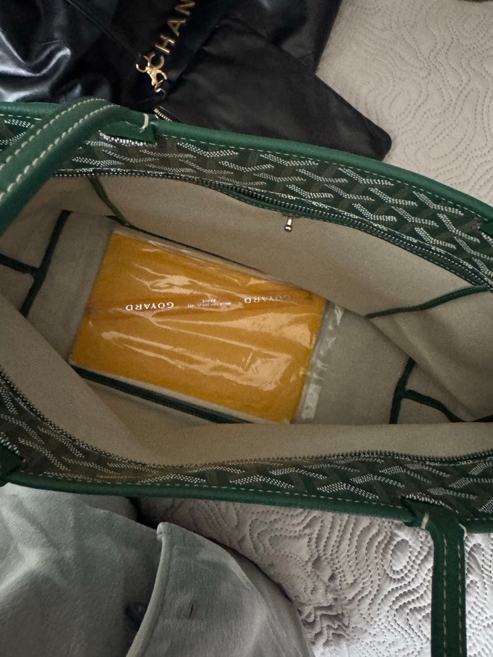 Goyard Yeşil Baskılı Kadın Omuz Çantası 1.sınıf kalite replika - Görsel 3