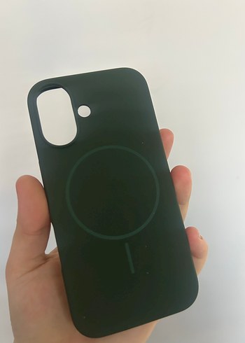 İphone 16 mat haki Yeşil Telefon Kılıfı