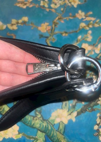  Beden Calvin Klein Jeans Siyah Deri Kadın Çanta
