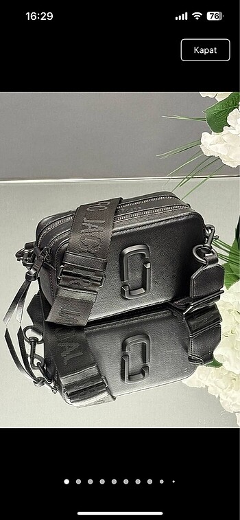 marc jacobs siyah çanta