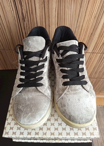 Deichmann Süet Gri Kadın Sneakers 38 numara