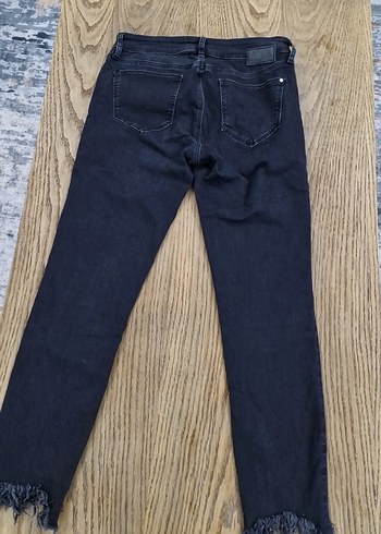 siyah Kadın Denim Pantolon - Görsel 4