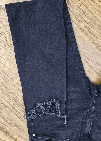 siyah Kadın Denim Pantolon - Görsel 6