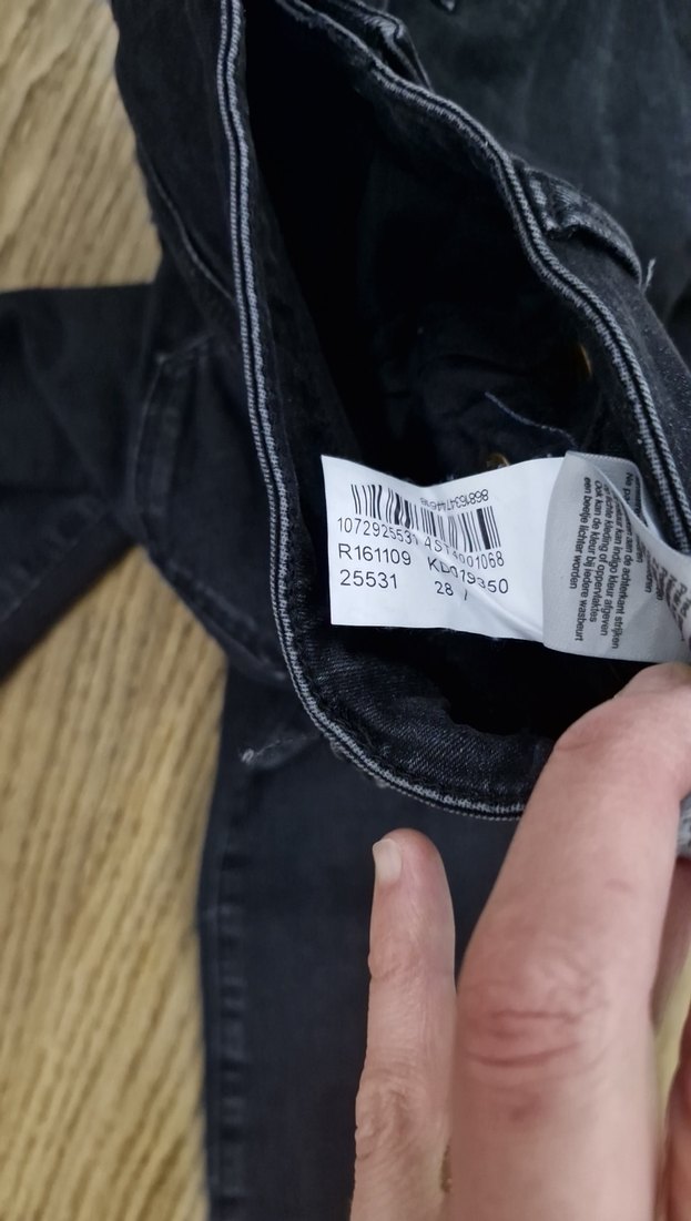 siyah Kadın Denim Pantolon - Görsel 2