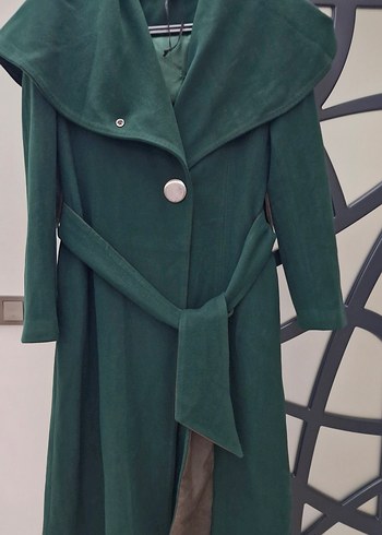 Massimo Donna zümrüt yeşil kaban - Görsel 4