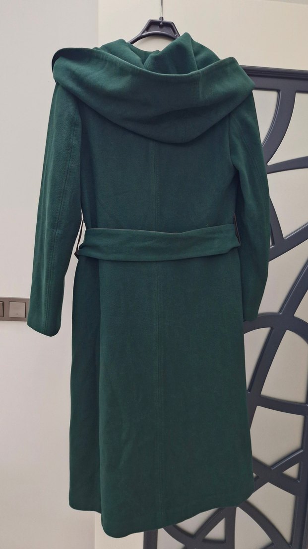 Massimo Donna zümrüt yeşil kaban - Görsel 2