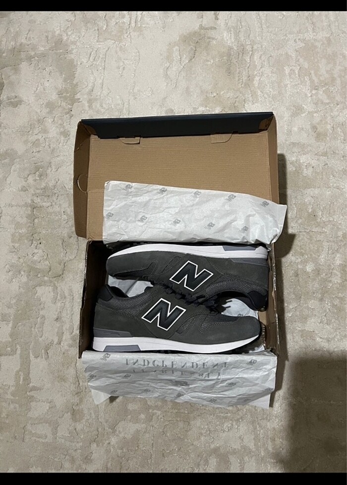 New balance 565 gri sneaker 44 numara - Görsel 3