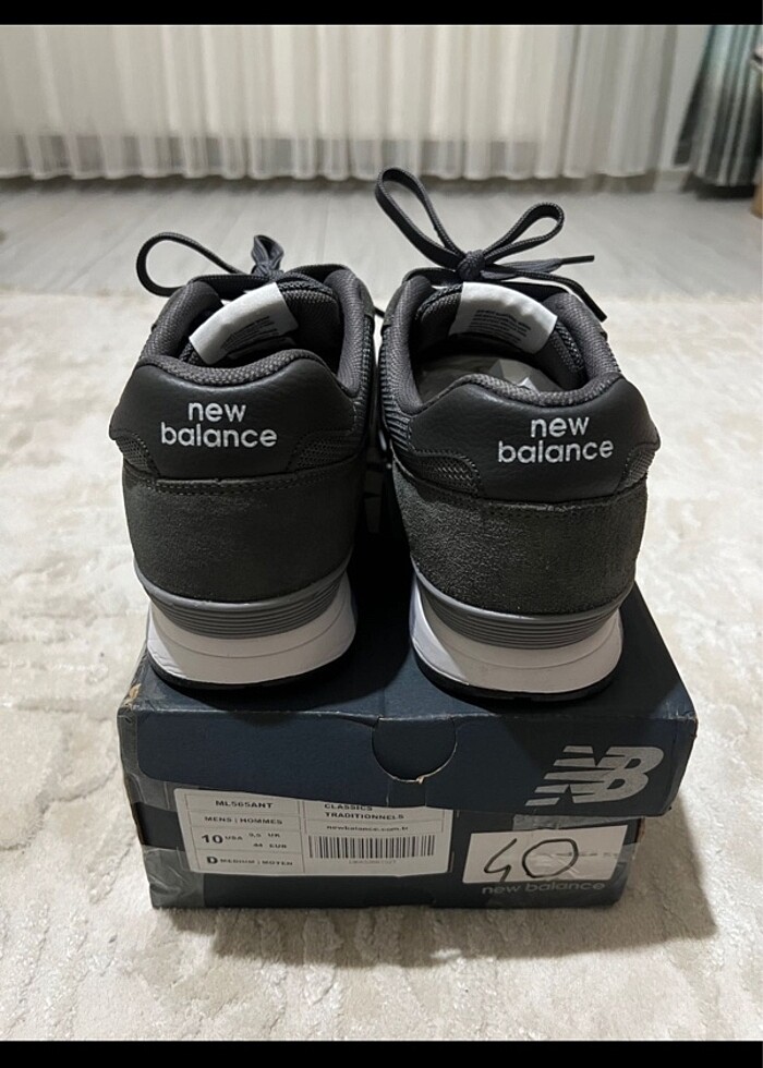 New balance 565 gri sneaker 44 numara - Görsel 5