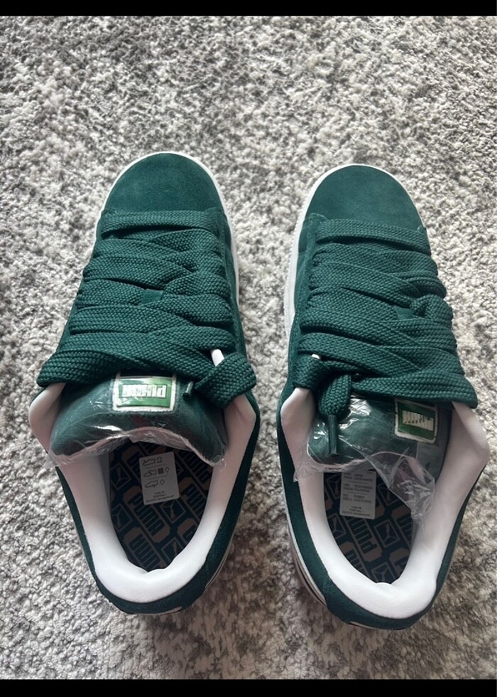 Puma suede xl yeşil 43 numara sneaker - Görsel 4