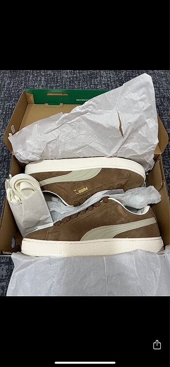 Puma suede xl kahverengi 43 numara sneaker - Görsel 6