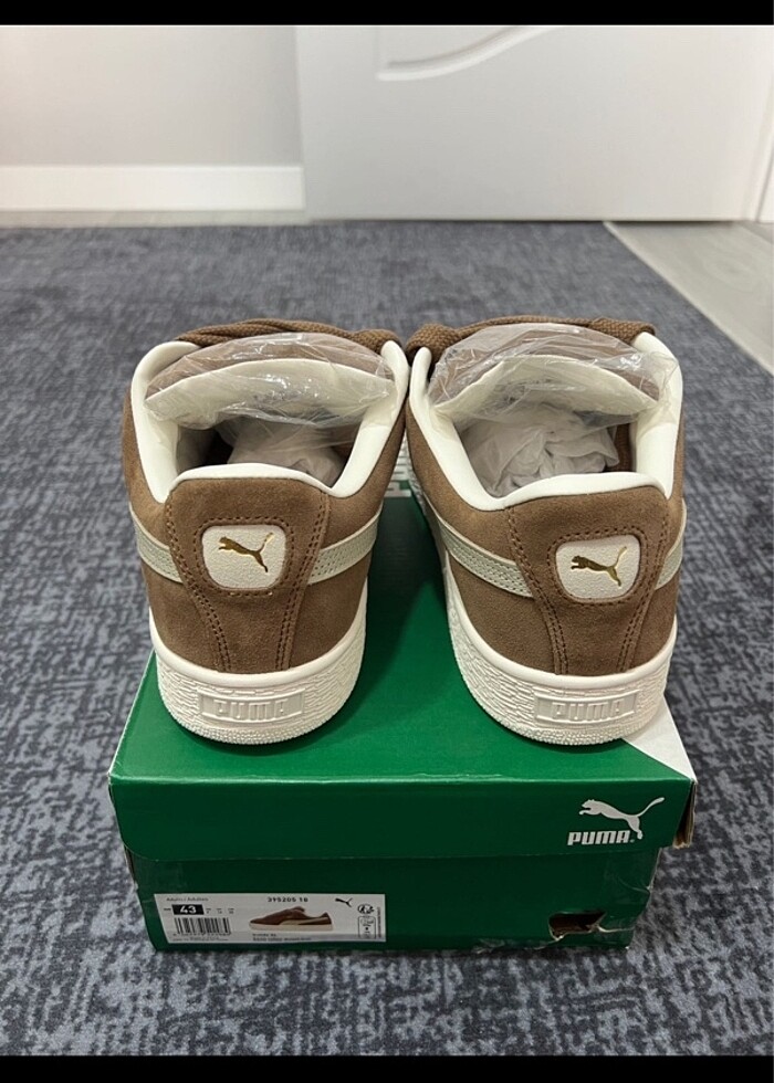 Puma suede xl kahverengi 43 numara sneaker - Görsel 3
