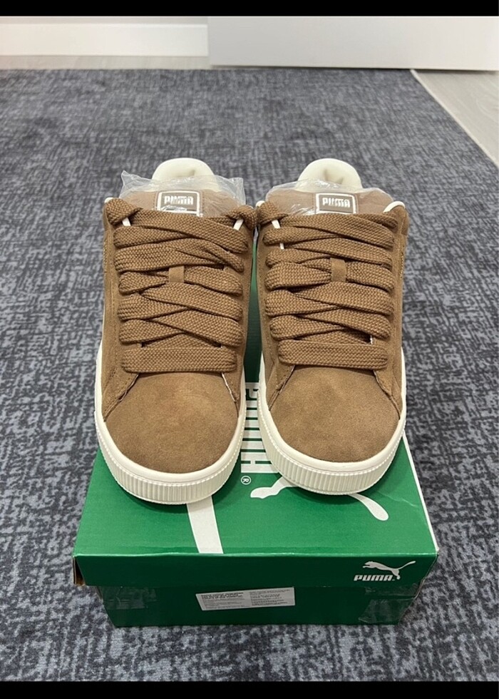 Puma suede xl kahverengi 43 numara sneaker - Görsel 2