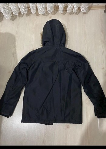 Jack&jones Siyah Kürklü Kapüşonlu Erkek Mont - Görsel 4