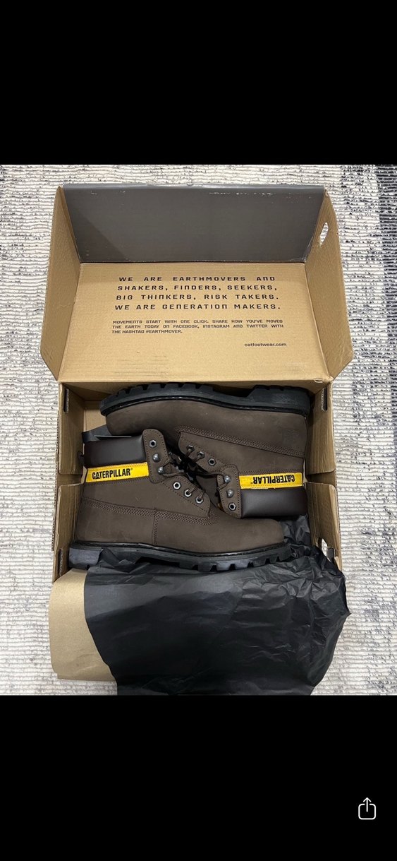 Cat kahverengi 43 numara bot - Görsel 4