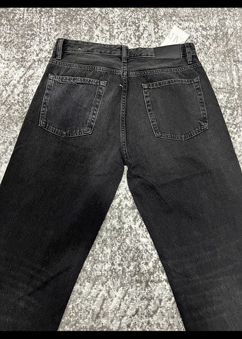 Zara 42 beden siyah straight jean - Görsel 4